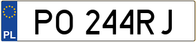 Truck License Plate